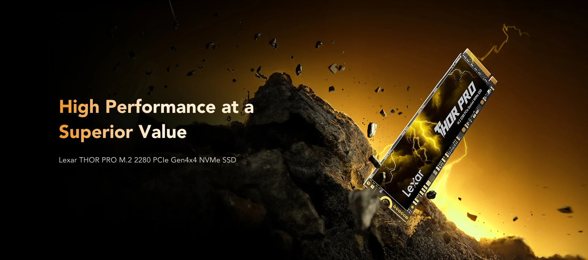 Lexar THOR PRO PCIe Gen4X4 NVMe SSD | Lexar Global
